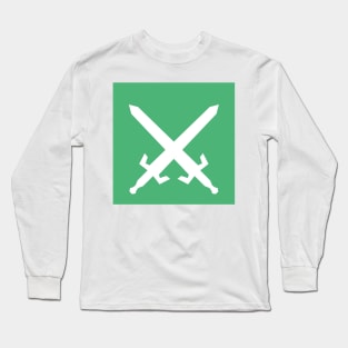 Crossed Swords green Long Sleeve T-Shirt